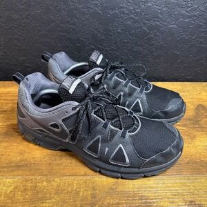 Nike Air Trail Running Shoes Men's Size 13 Black Gray Sneakers 511233 001